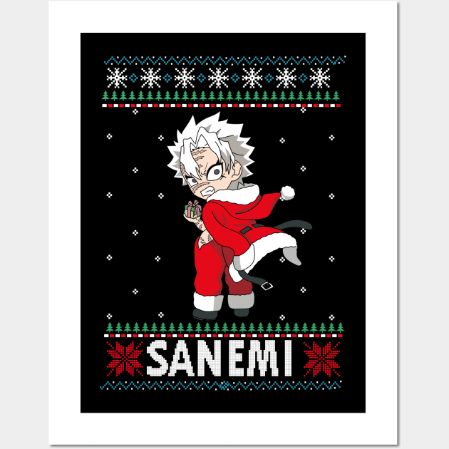 SANEMI Ugly Christmas Wall Art by Planet of Tees